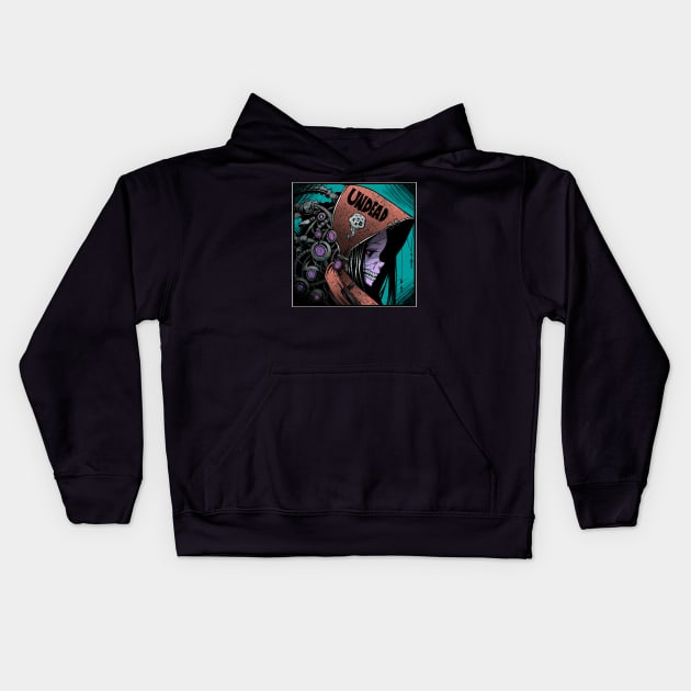 UNDEAD (Color 2) Kids Hoodie by Umbral Lunacy